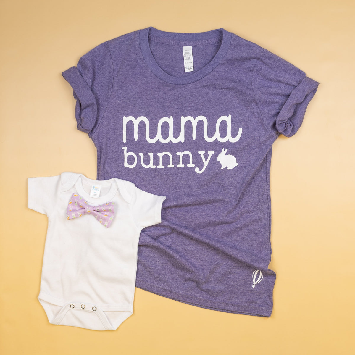 Cuddle Sleep Dream Mama Bunny | Heather Purple Unisex Tshirt
