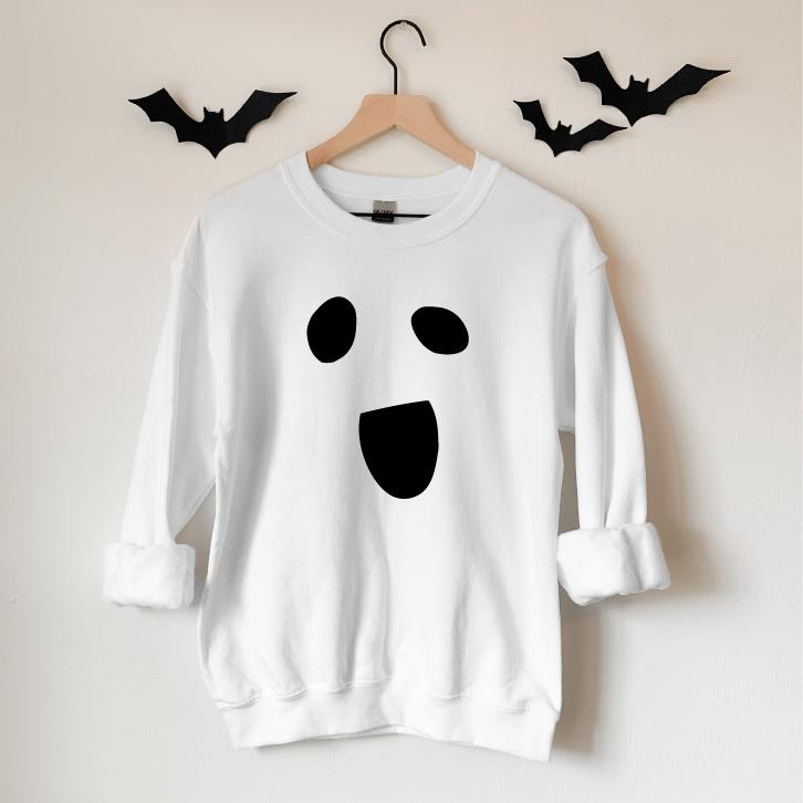 Cuddle Sleep Dream Adult Tees Mama Ghost | White Sweatshirt