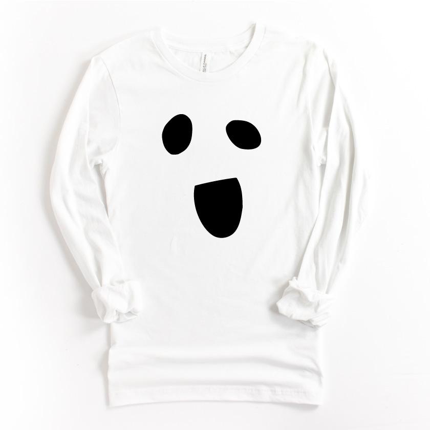 Cuddle Sleep Dream Adult Tees Mama Ghost | White Tshirt Long Sleeve