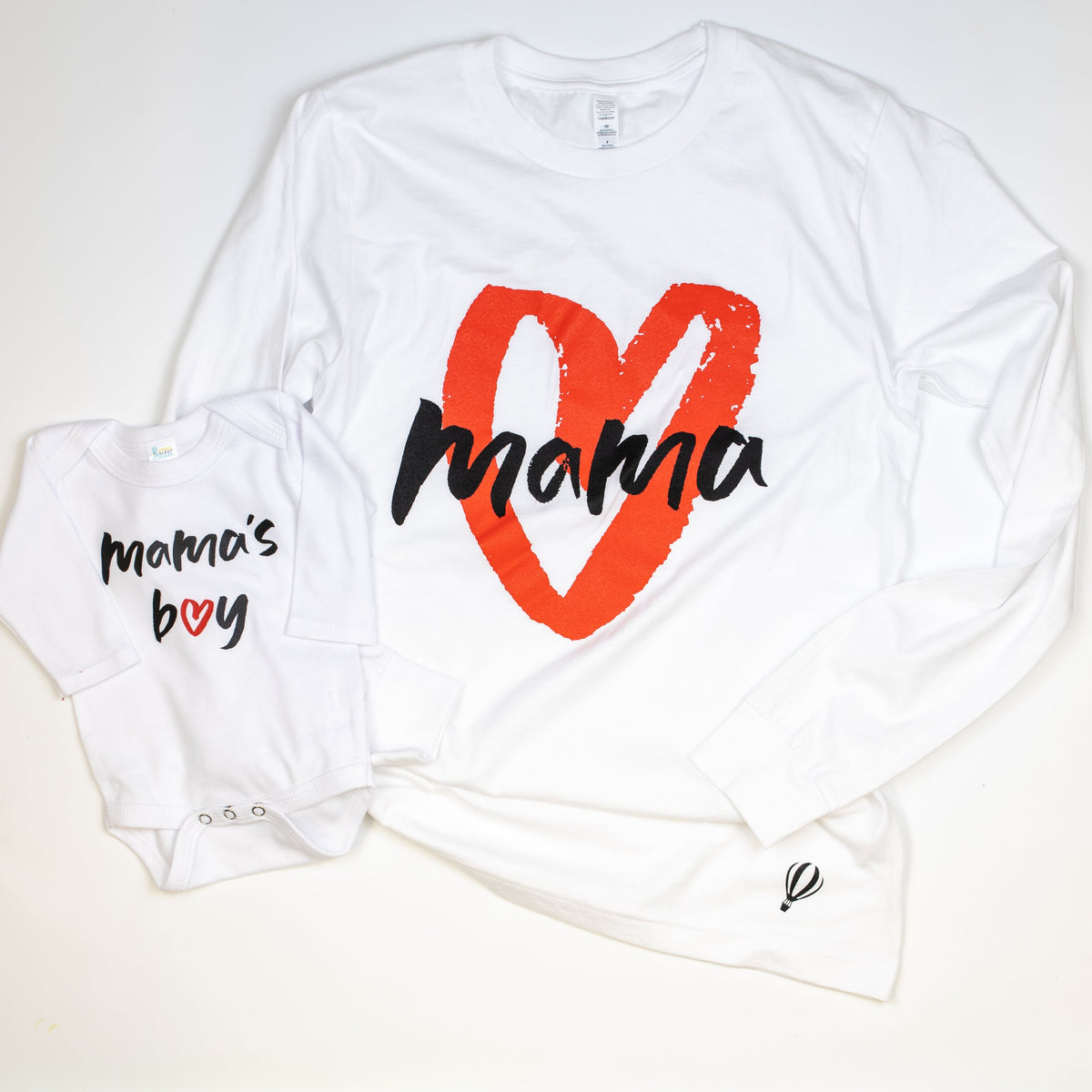 Cuddle Sleep Dream Mama &amp; Heart on White Tshirt