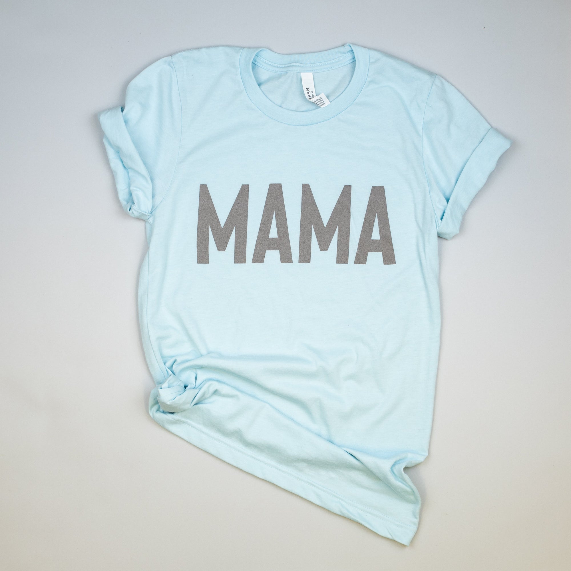 Cuddle Sleep Dream Adult Tees MAMA | Ice Blue Unisex Tshirt