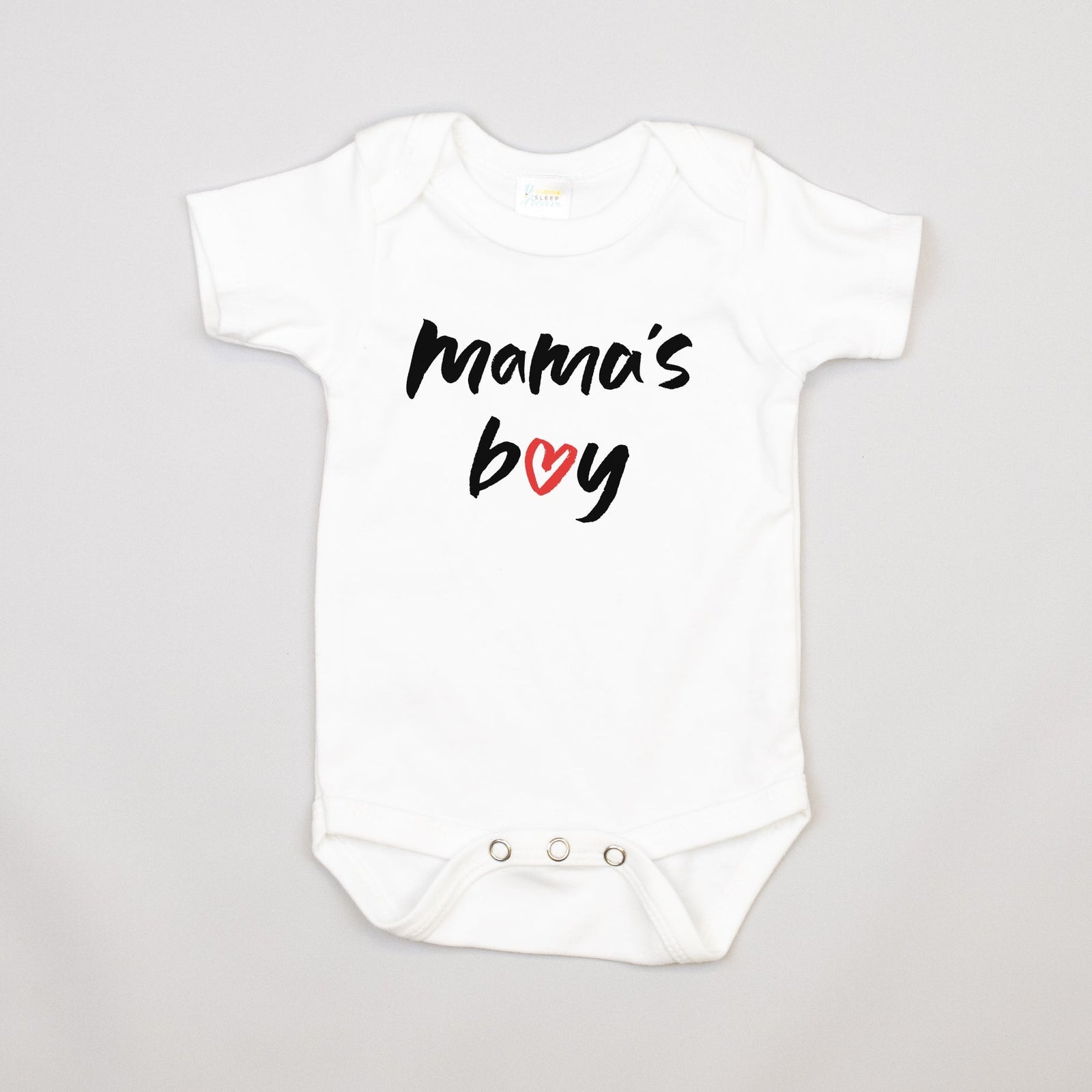 Cuddle Sleep Dream Mama's Boy | White Bodysuit