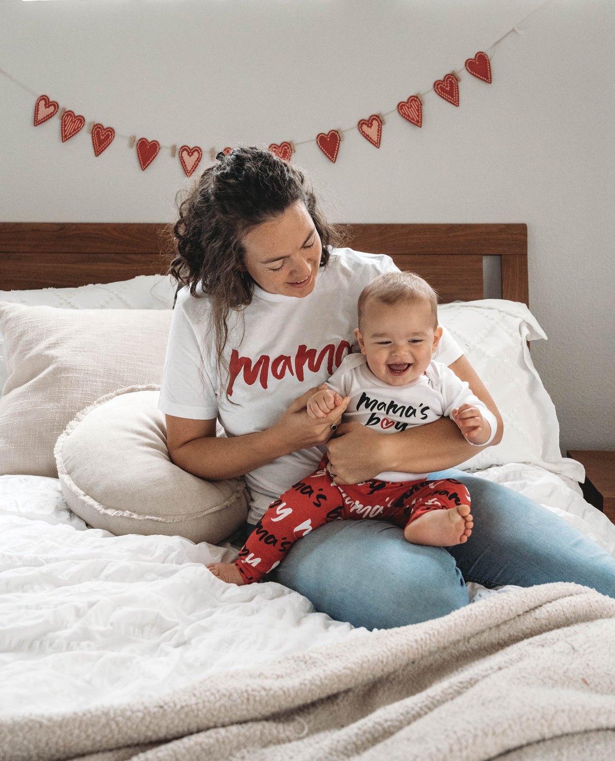 Cuddle Sleep Dream Mama&#39;s Boy | White Bodysuit