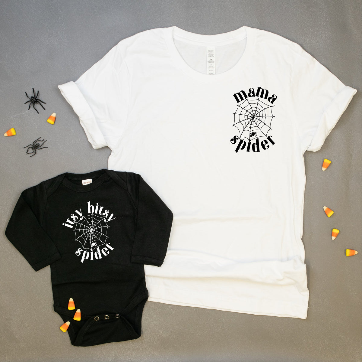 Cuddle Sleep Dream Adult Tees Mama Spider | Pocket | White Unisex Tshirt