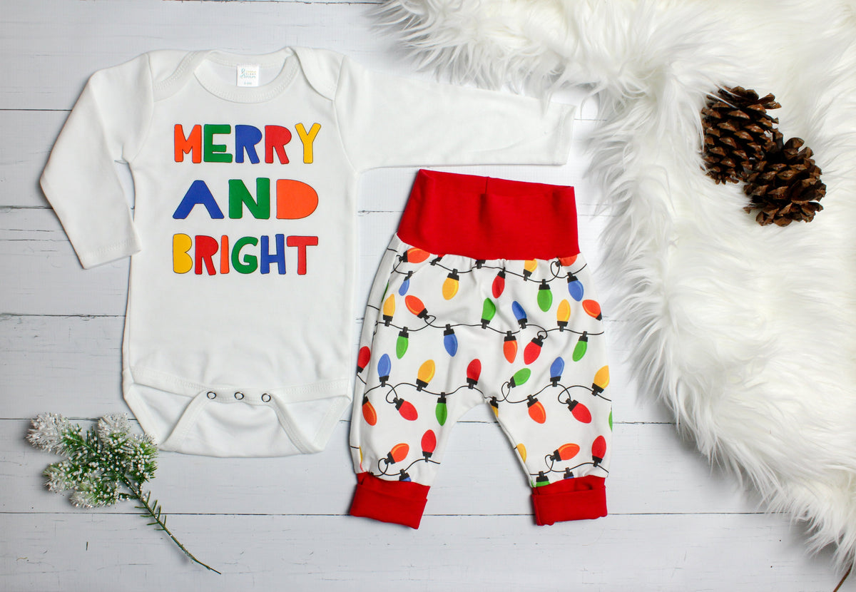 Cuddle Sleep Dream Merry &amp; Bright | White Onesie