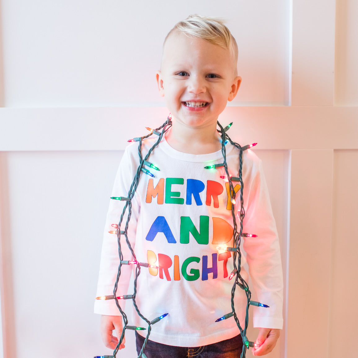 Cuddle Sleep Dream Merry & Bright | White Tshirt