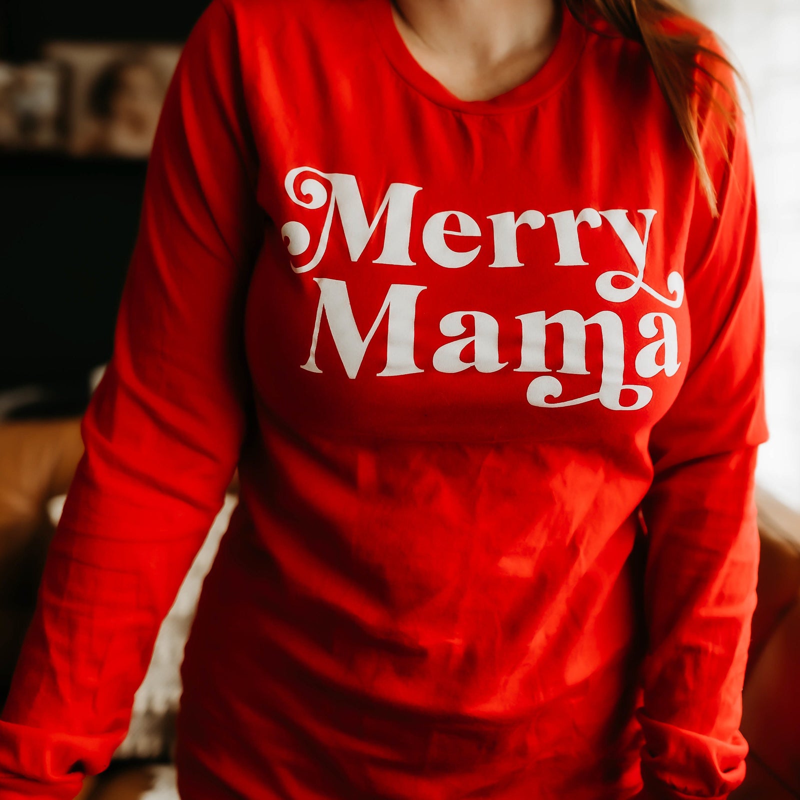 Cuddle Sleep Dream Merry Mama Long Sleeved Tee