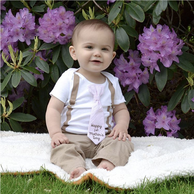 Cuddle Sleep Dream Oh Snap Mocha Suspenders / Mother's Day Tie