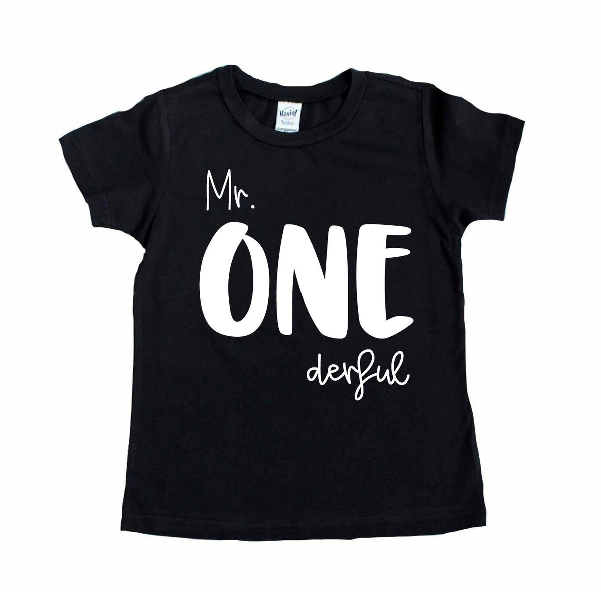 Cuddle Sleep Dream Mr. ONEderful 1st Birthday Tshirt - Black