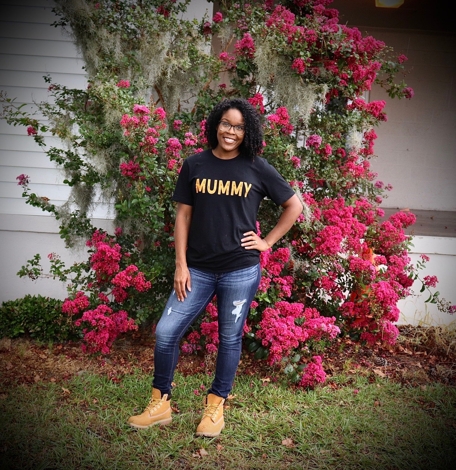 Cuddle Sleep Dream Mummy in Orange Halloween Tee