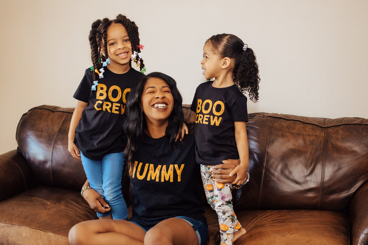 Cuddle Sleep Dream Mummy in Orange Halloween Tee