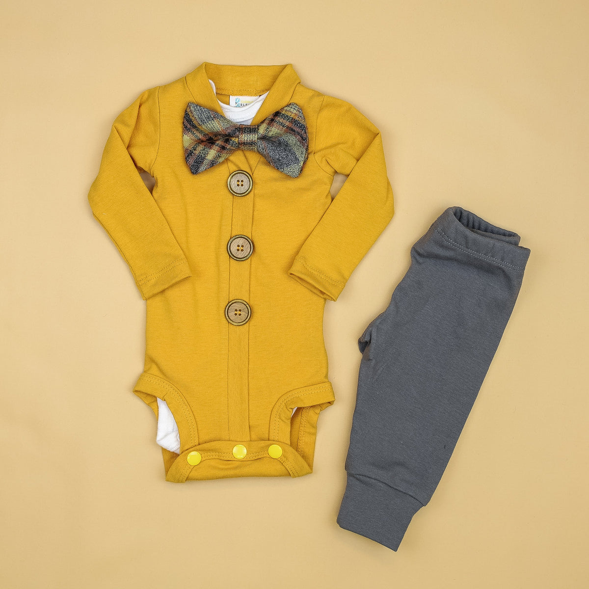 Mustard Cardisuit (9m)