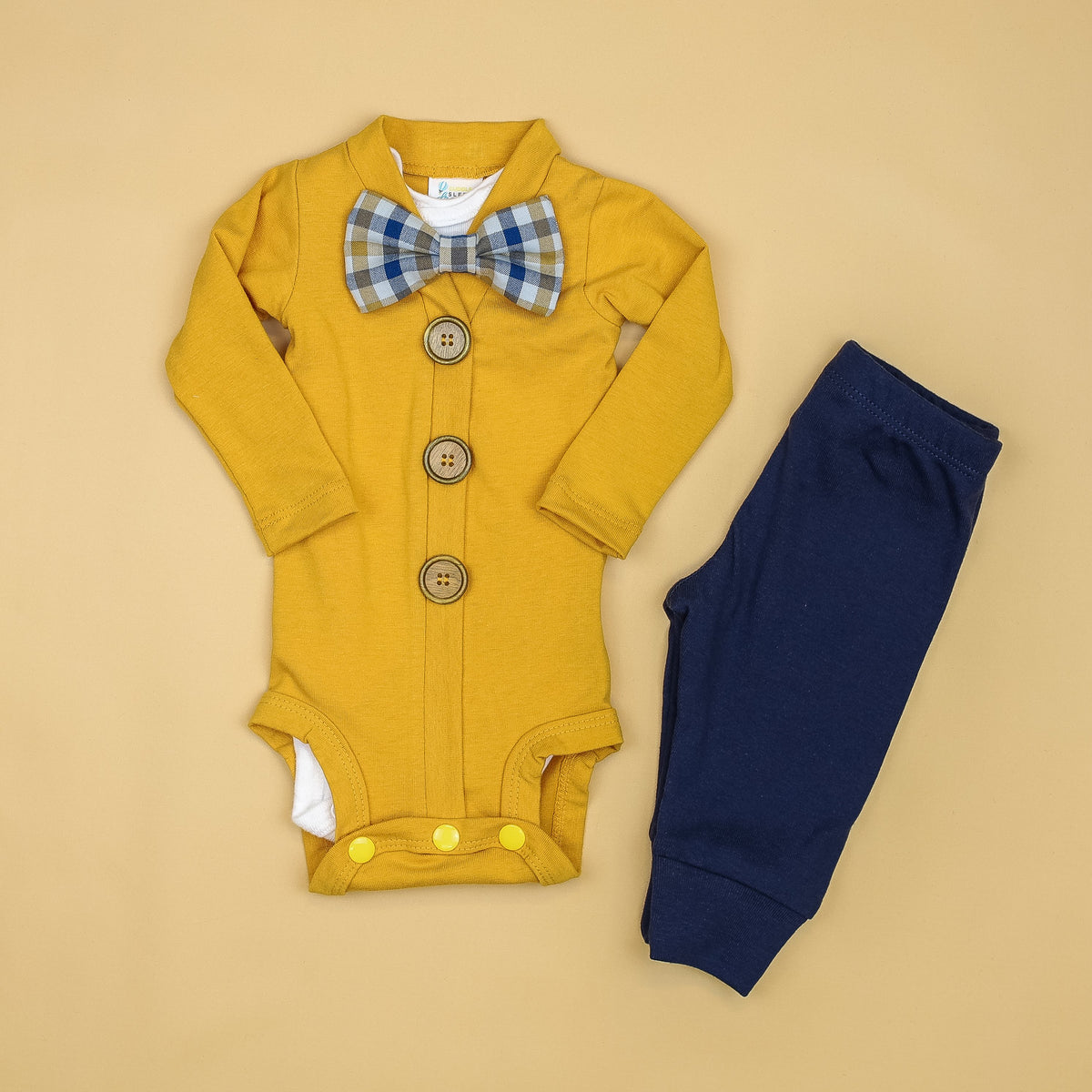 Mustard Cardisuit (9m)