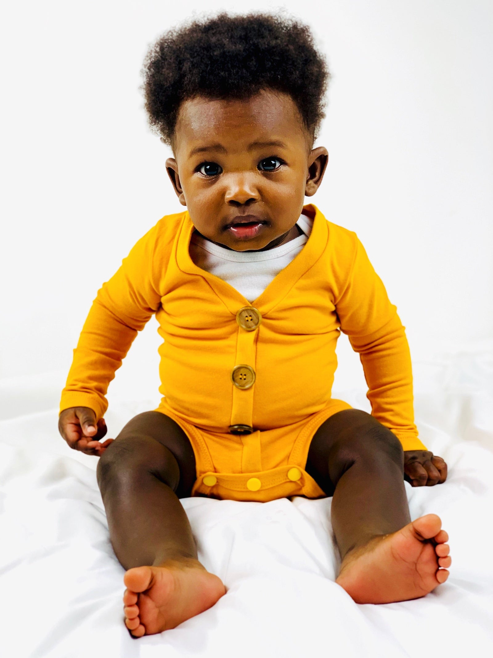 Mustard Cardisuit (9m)
