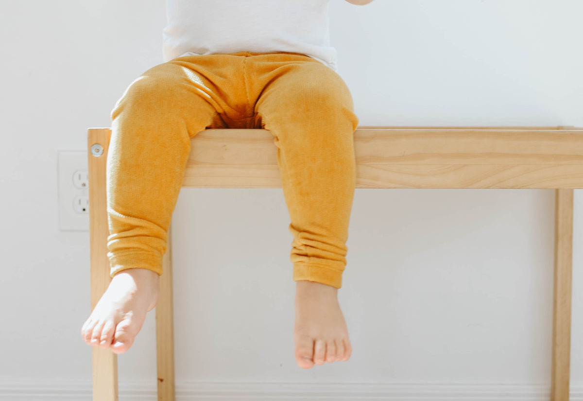 Cuddle Sleep Dream Slim Joggers Mustard Corduroy Slim Joggers