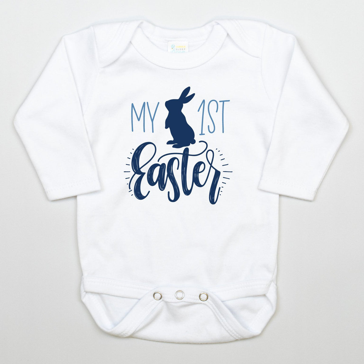 Cuddle Sleep Dream Newborn Long Sleeve My 1st Easter Bodysuit