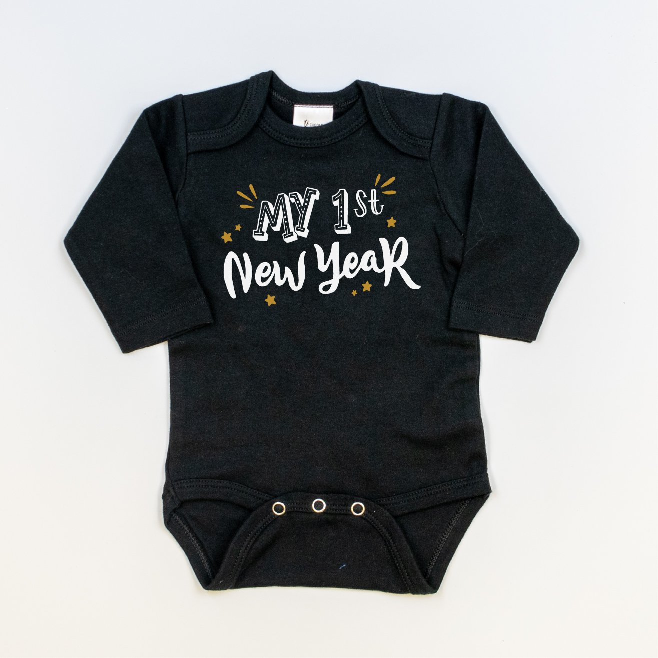Cuddle Sleep Dream My 1st New Year's | Black Bodysuit