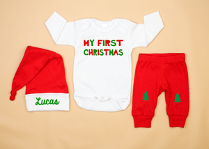 My first christmas baby clothes hot sale