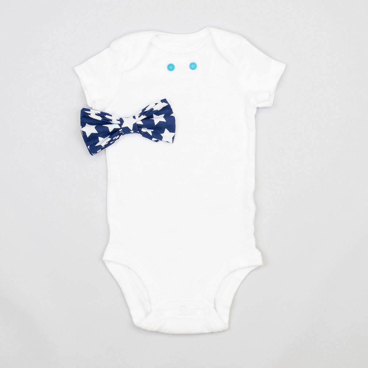 Cuddle Sleep Dream Bowtie Bodysuit Navy Stars Bowtie Bodysuit