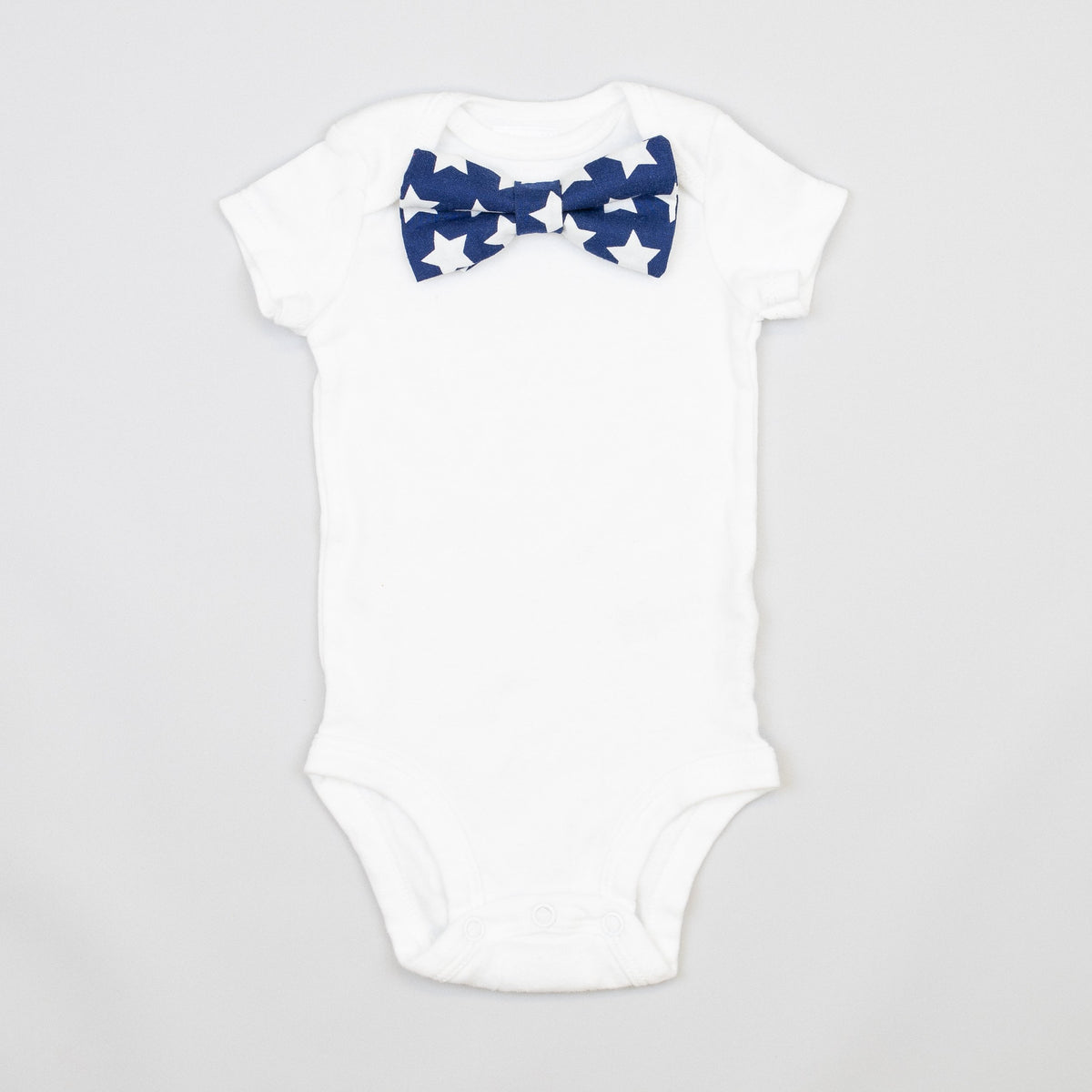 Cuddle Sleep Dream Bowtie Bodysuit Navy Stars Bowtie Bodysuit