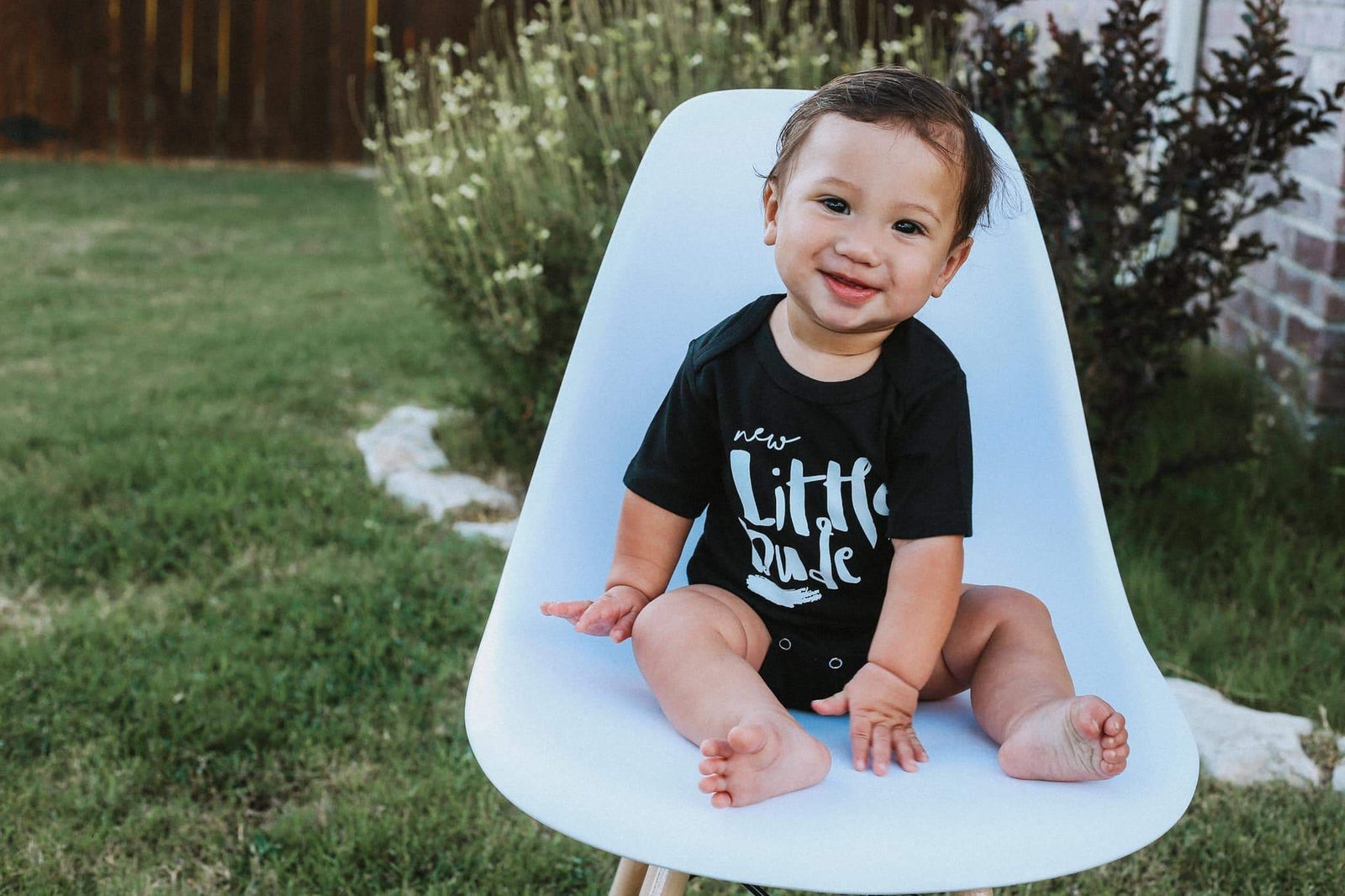 Cuddle Sleep Dream New Little Dude Onesie | Black