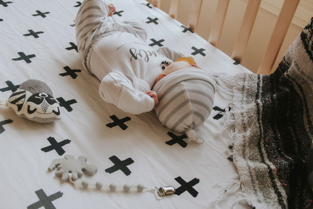 Cuddle Sleep Dream Bundles Newborn Established Bundle | Gray White Stripe