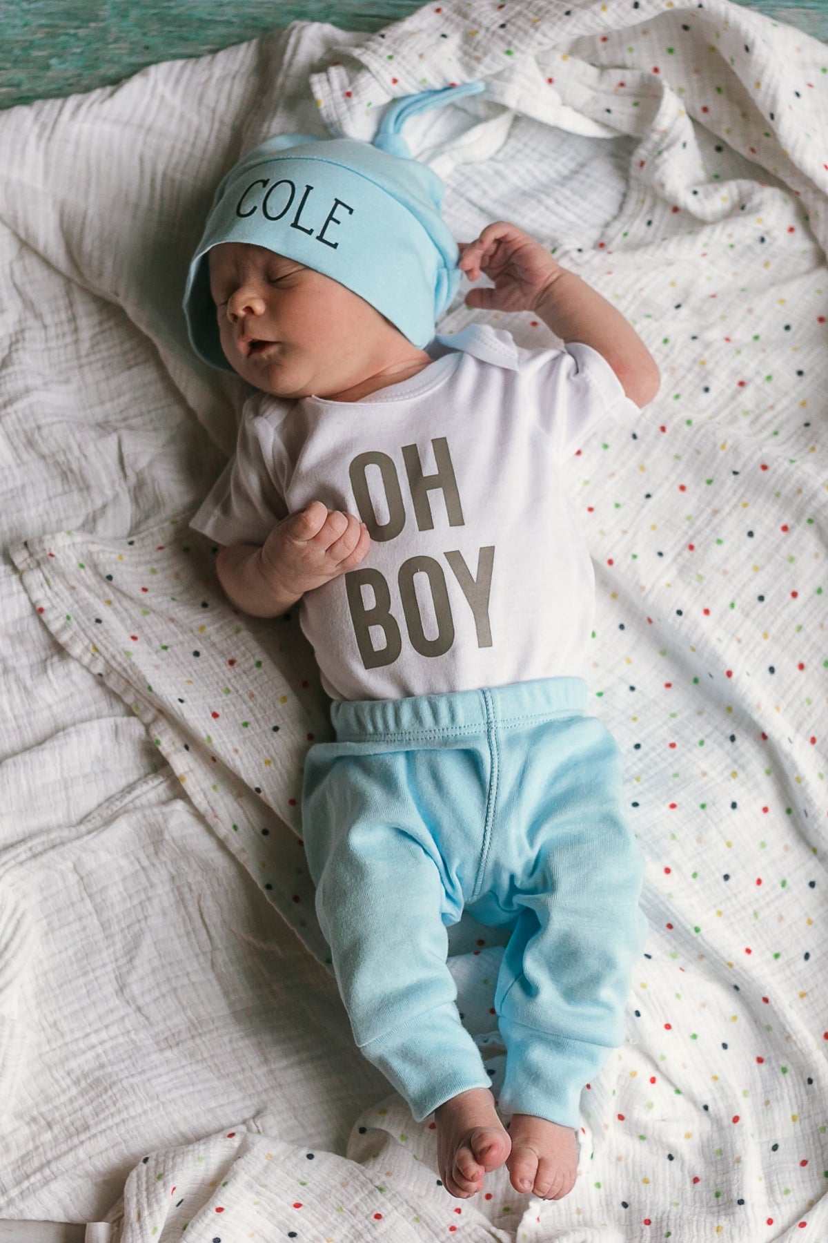 Cuddle Sleep Dream Oh Boy in Gray Bodysuit