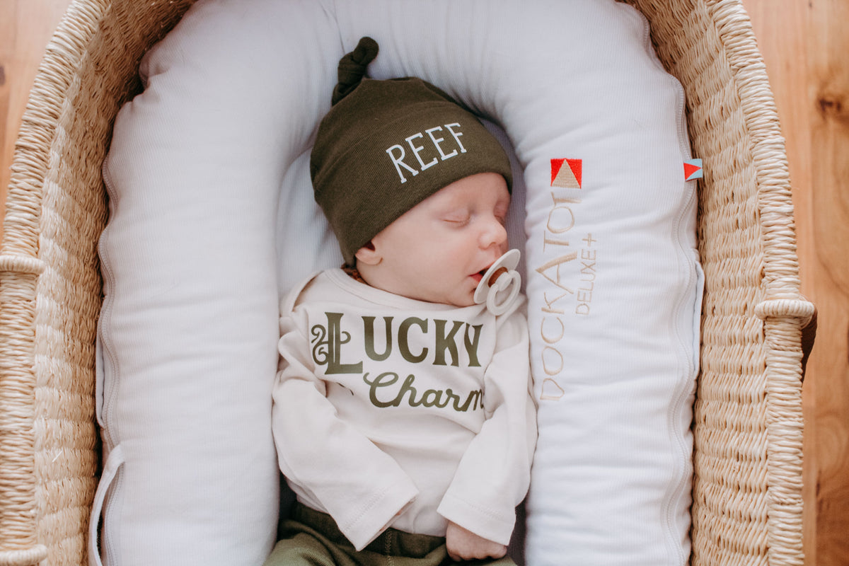 Cuddle Sleep Dream Knot Hat Olive Green Knot Hat