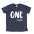 ONEderful 1st Birthday Tshirt - Heathered Navy