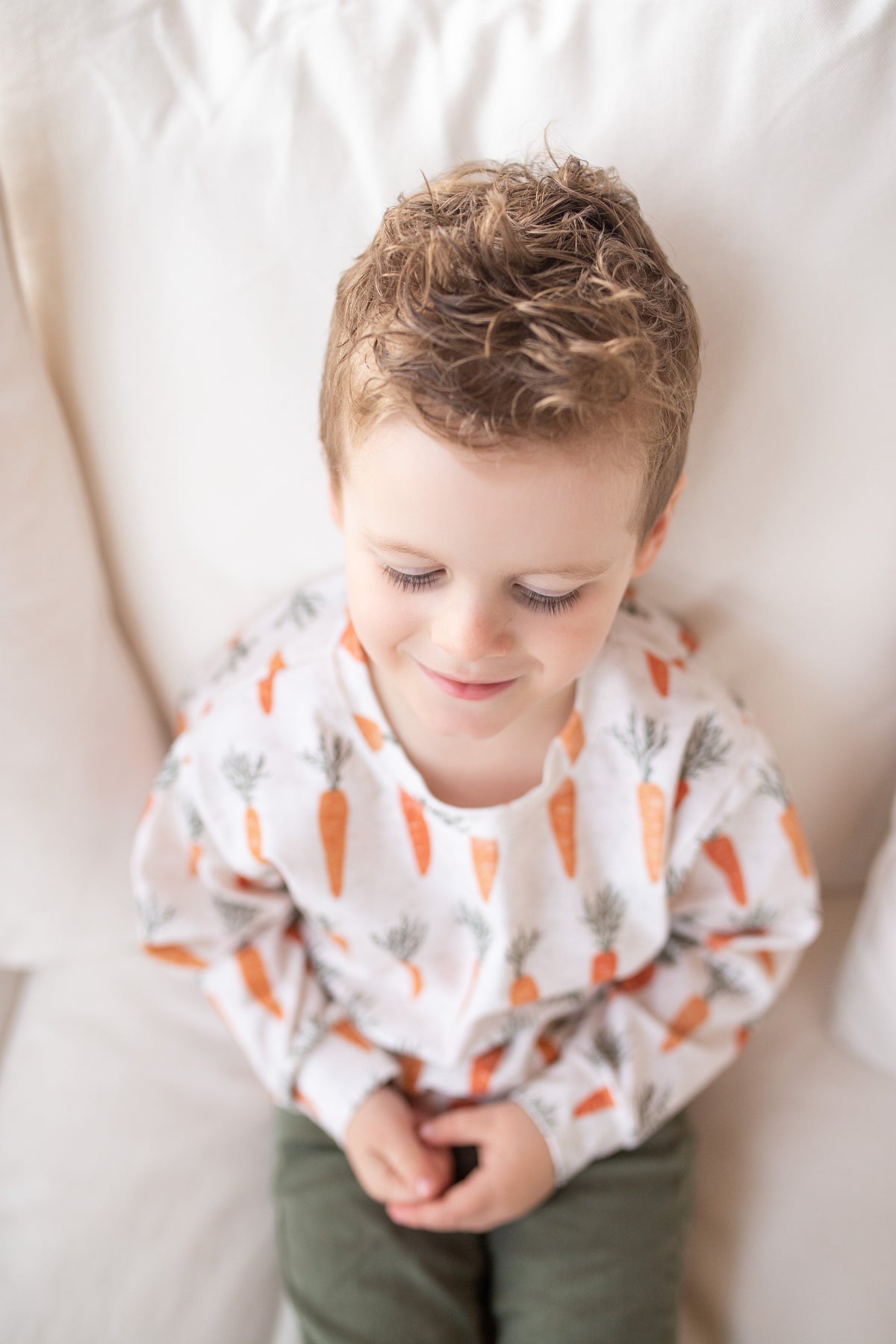 Cuddle Sleep Dream Sweater Organic Carrots Pullover