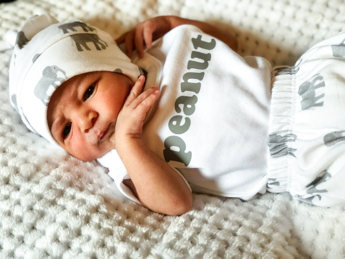 Cuddle Sleep Dream Peanut Onesie