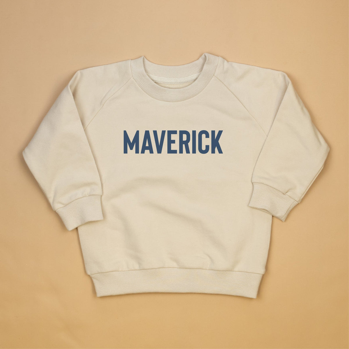 Cuddle Sleep Dream Personalize It | Cream Terry Sweatshirt