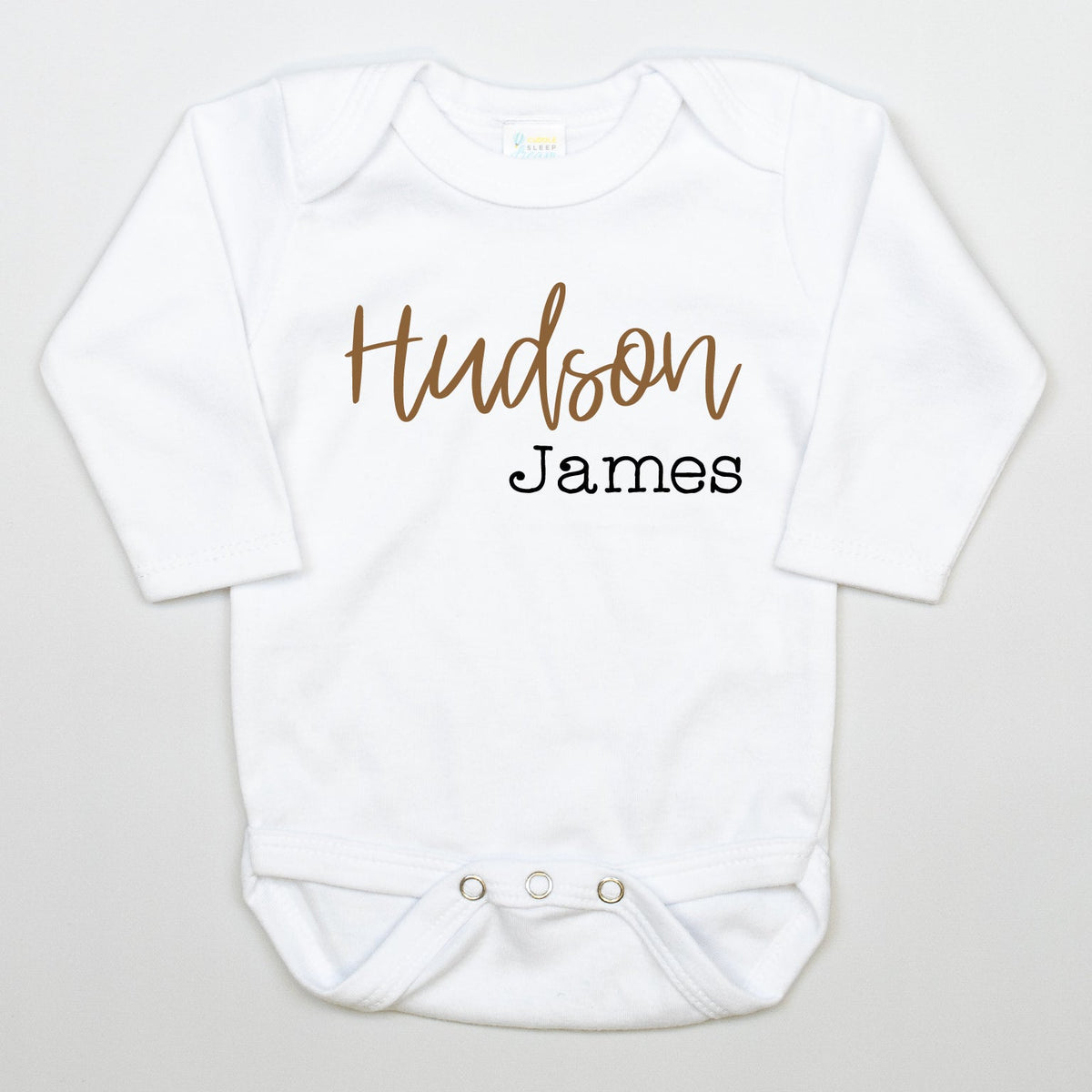 Personalize It! First + Middle Name Bodysuit - Cuddle Sleep Dream
