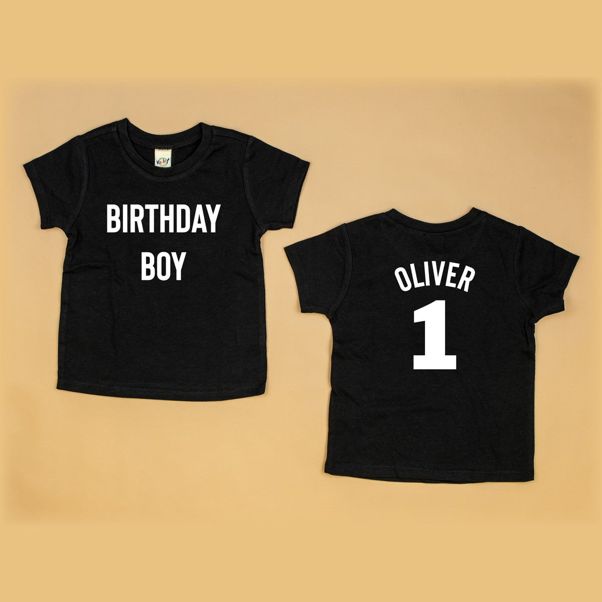 Cuddle Sleep Dream Personalized Birthday Boy Tee | Back Design
