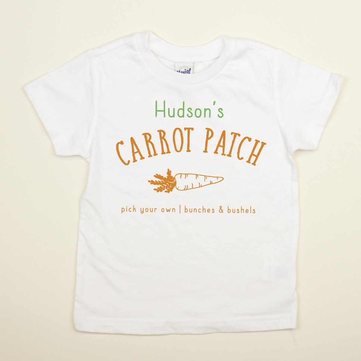 Cuddle Sleep Dream Personalized Carrot Patch Tshirt