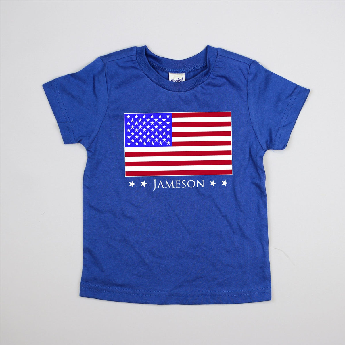 Personalized Flag Shirt/Onesie | Blue
