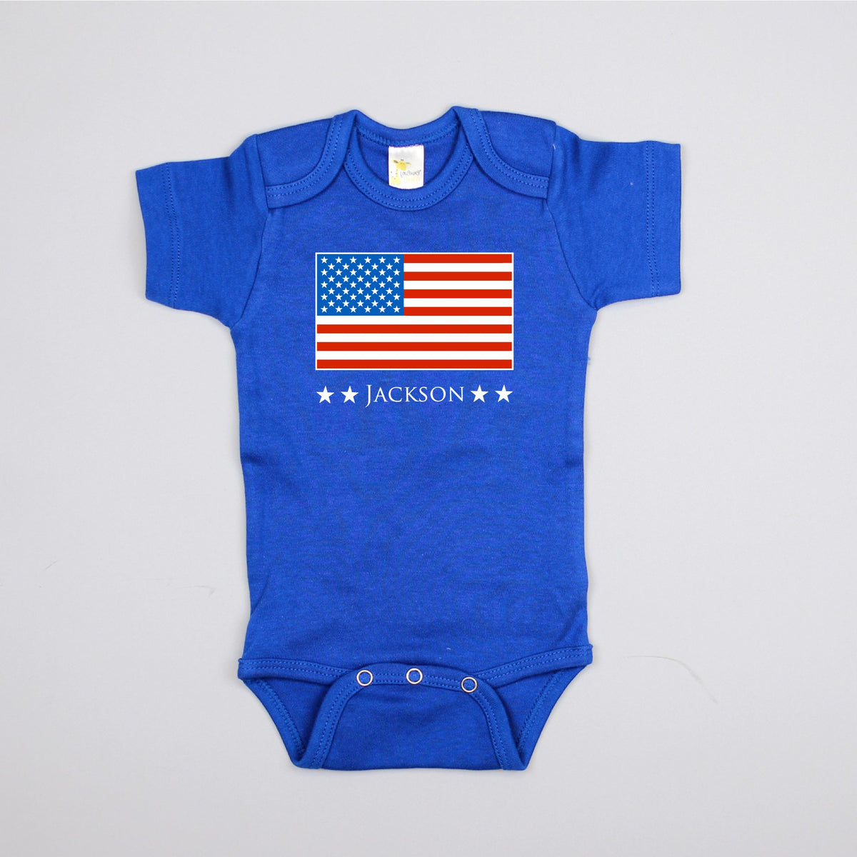 Cuddle Sleep Dream 0-3m Onesie Personalized Flag Shirt/Onesie | Blue