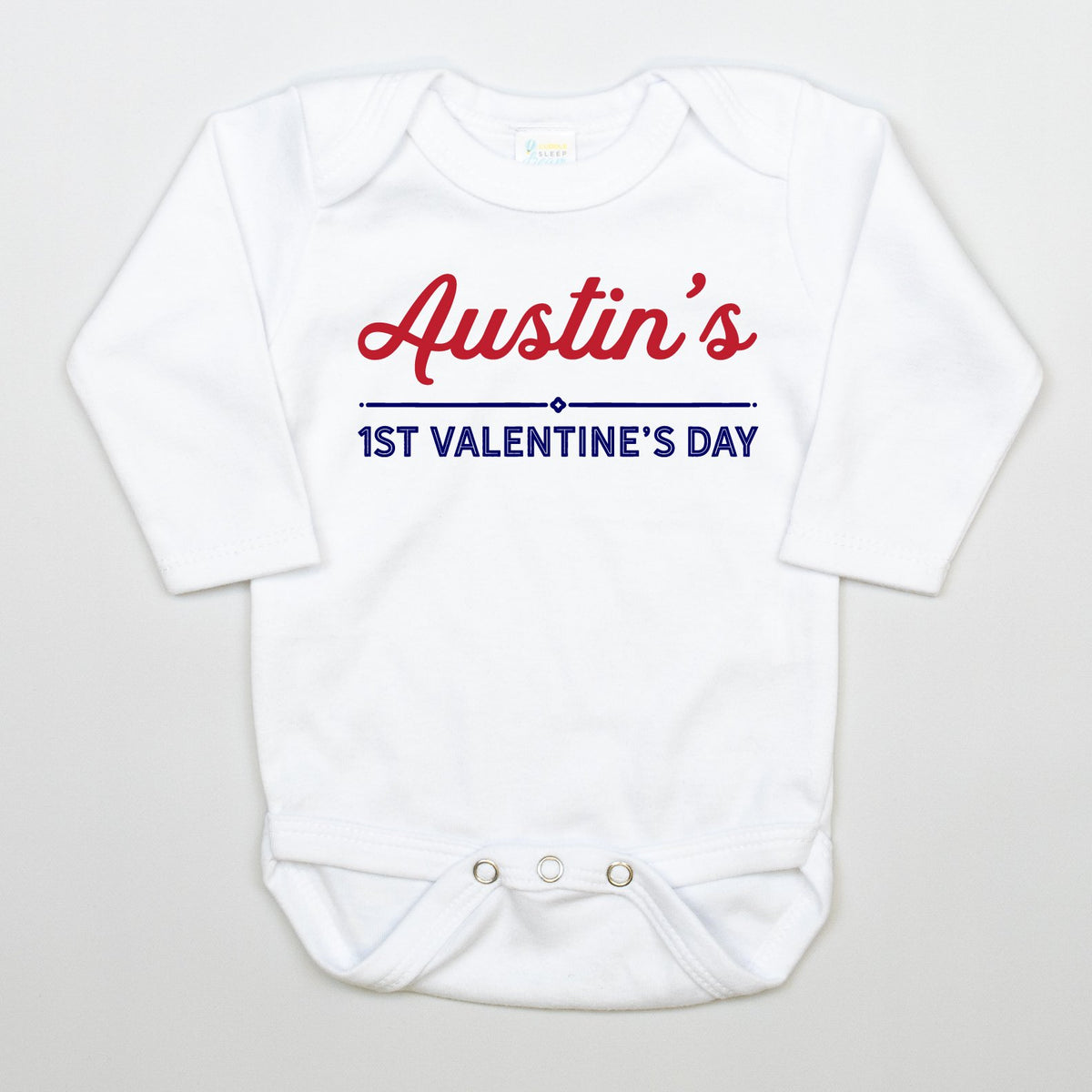Personalized My 1st Valentines Onesie