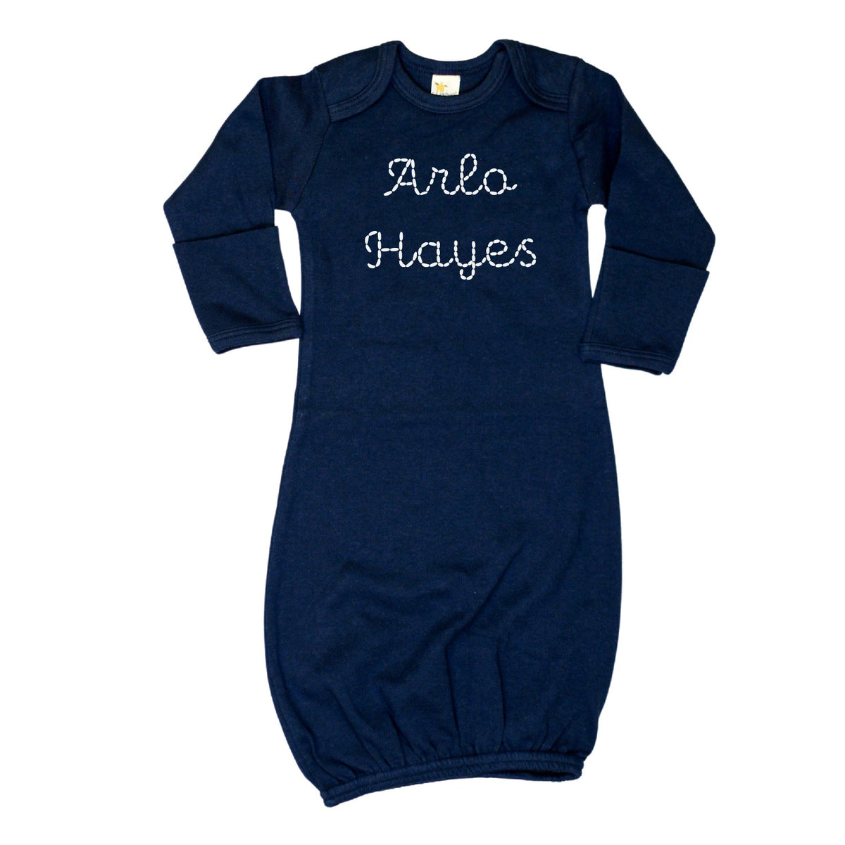 Cuddle Sleep Dream Personalized Stitched Newborn Gown