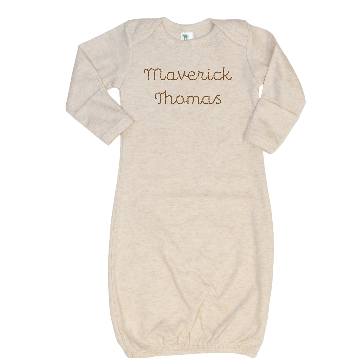 Cuddle Sleep Dream gown Personalized Stitched Newborn Gown