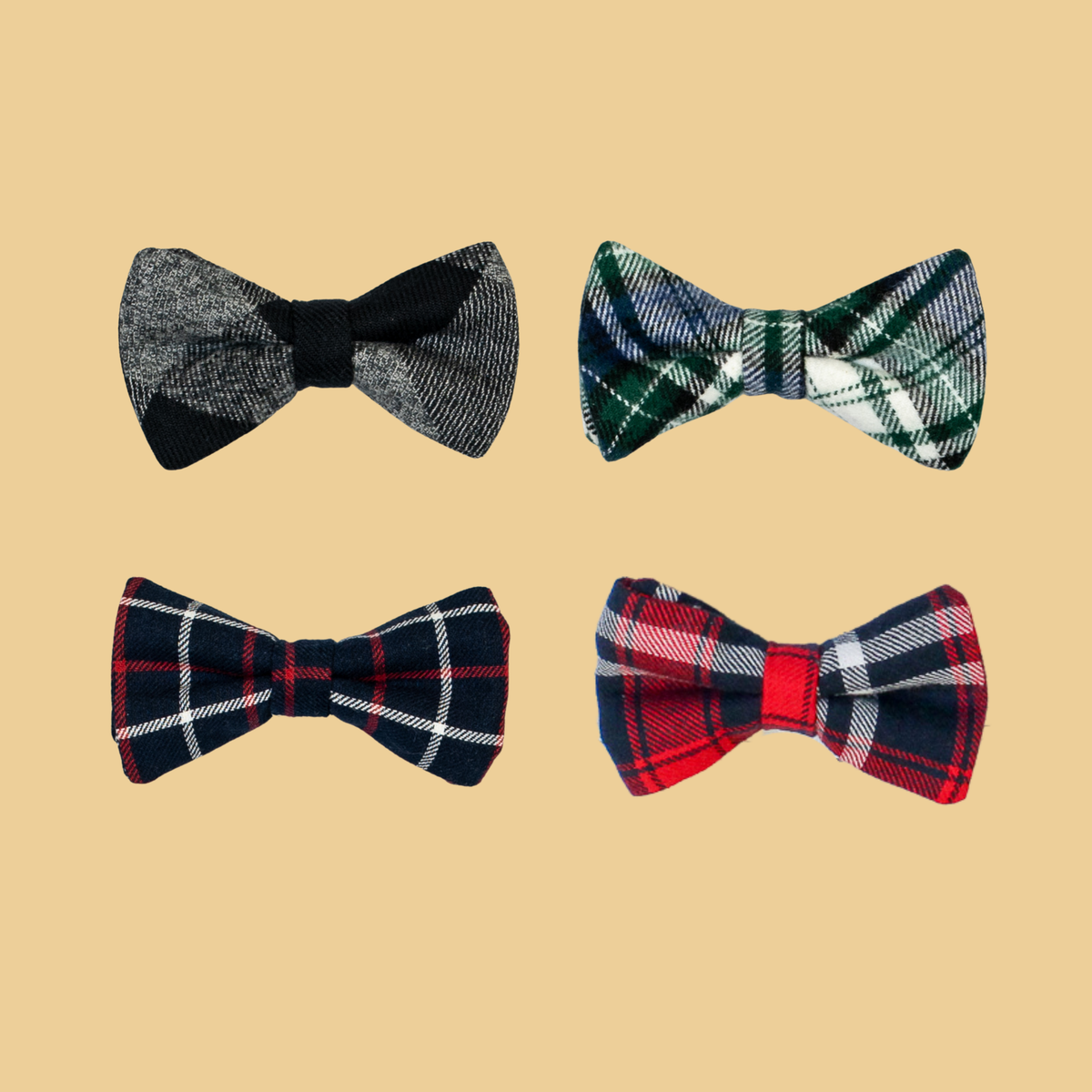 Cuddle Sleep Dream Ties Plaid Snap-On Tie