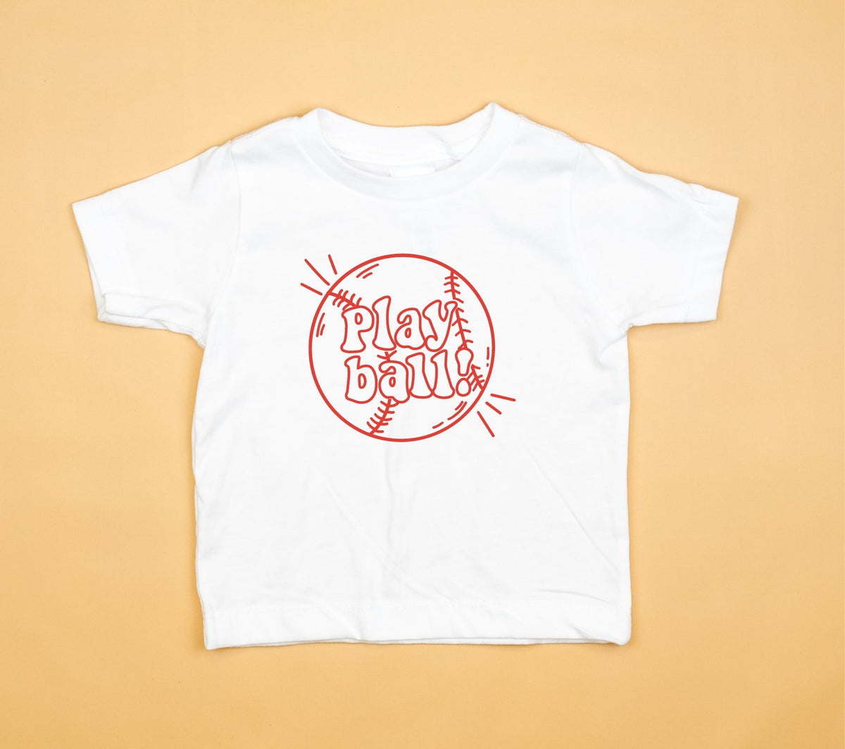 Cuddle Sleep Dream Play Ball Baseball | White Tshirt