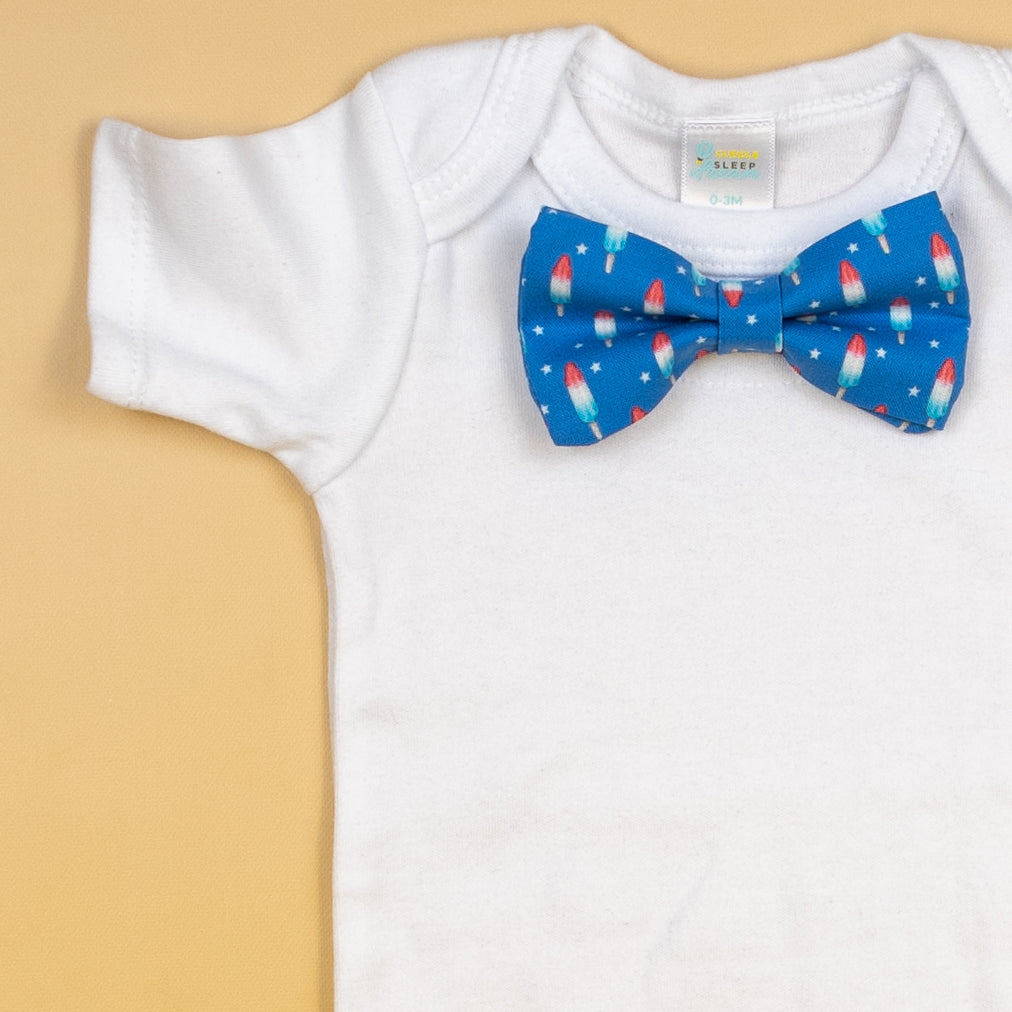 Cuddle Sleep Dream Bowtie Bodysuit Popsicle Bowtie Bodysuit