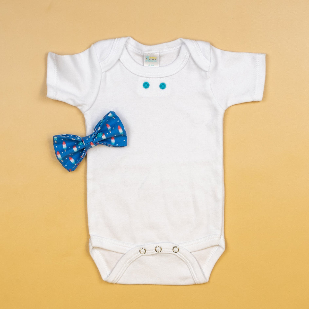 Cuddle Sleep Dream Bowtie Bodysuit Popsicle Bowtie Bodysuit