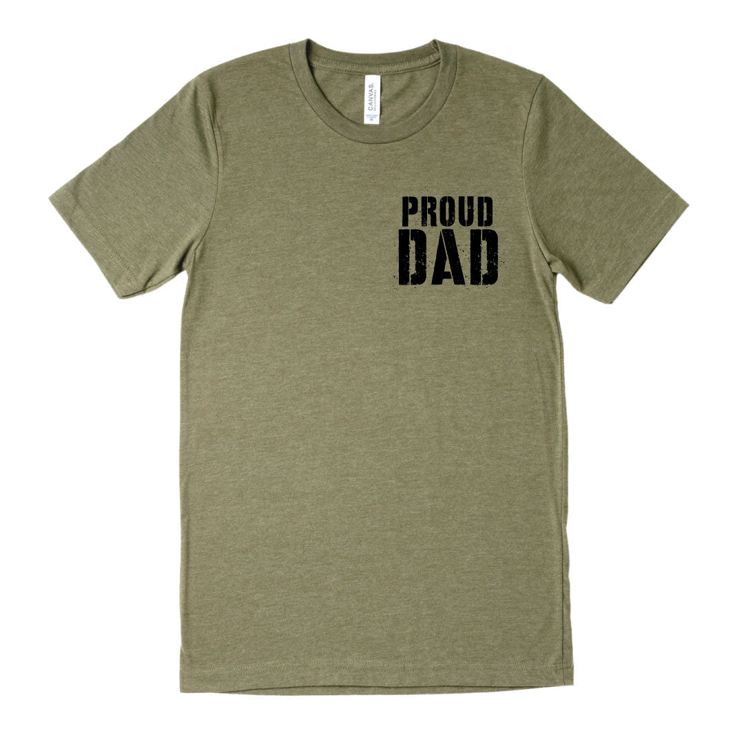 Cuddle Sleep Dream Proud Dad | Olive Triblend Unisex Tshirt