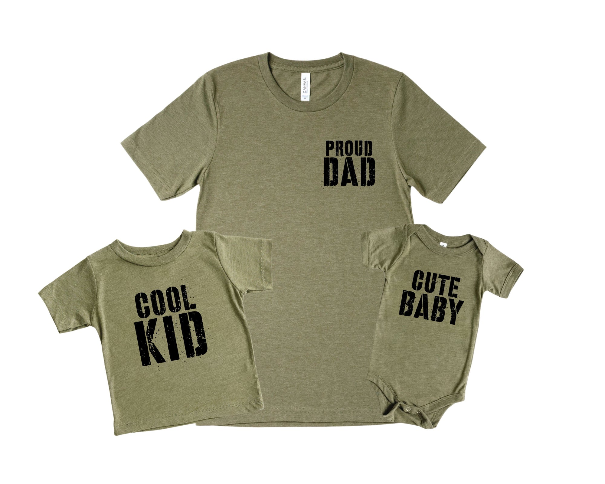Cuddle Sleep Dream Proud Dad | Olive Triblend Unisex Tshirt