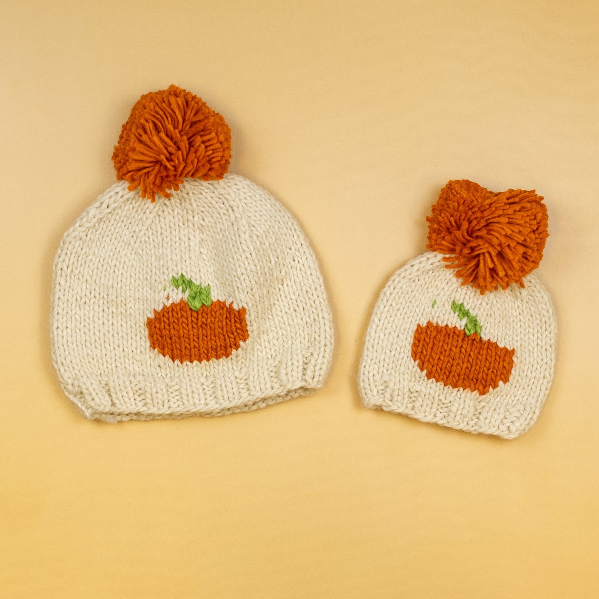 Cuddle Sleep Dream Pumpkin Knit Pom Hat