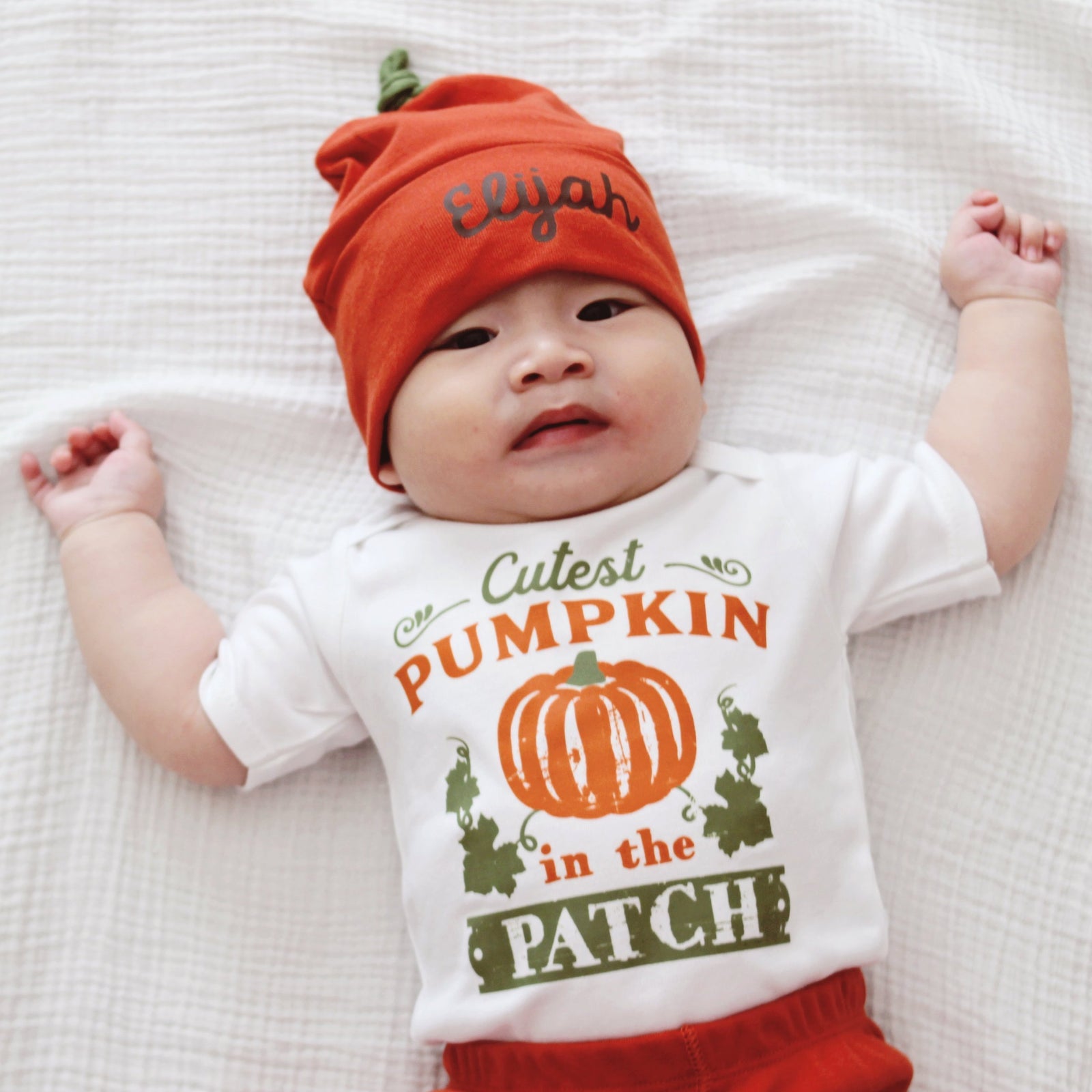 Cuddle Sleep Dream Cutest Pumpkin in the Patch Outfit Bundle