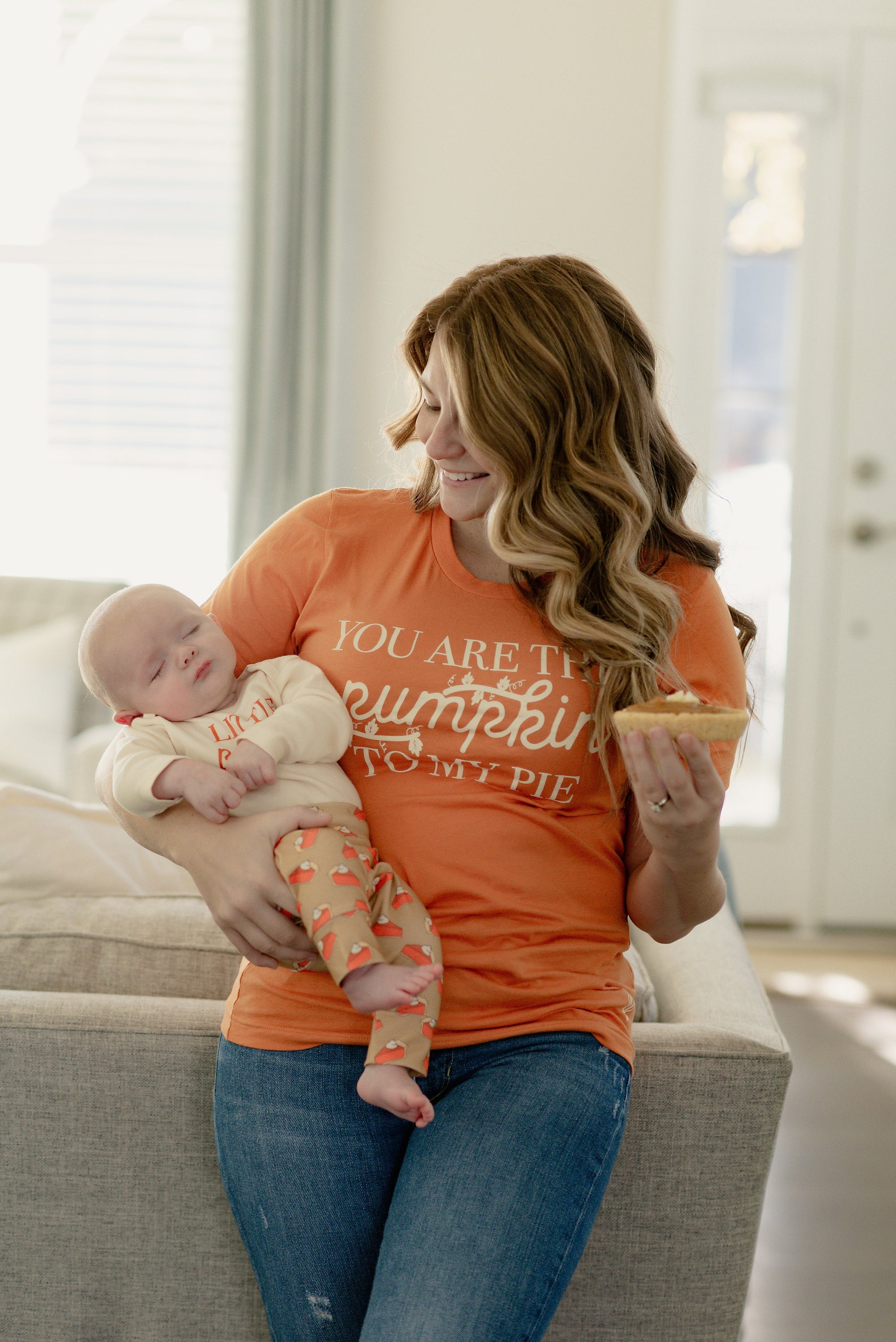 Cuddle Sleep Dream Pumpkin Pie Mama Tee