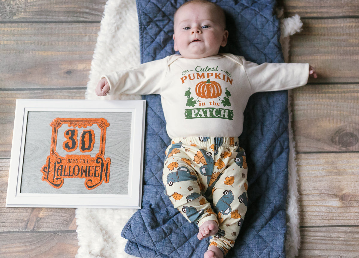 Cuddle Sleep Dream Slim Joggers Pumpkin Trucks Slim JOGGERS (Pre-Order)